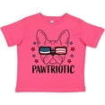 thumbnail image 3 of Inktastic Pawtriotic with French Bulldog in American Flag Sunglasses Boys or Girls Toddler T-Shirt, 3 of 5