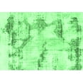 thumbnail image 1 of Ahgly Company Indoor Rectangle Abstract Emerald Green Modern Area Rugs, 7' x 10', 1 of 4