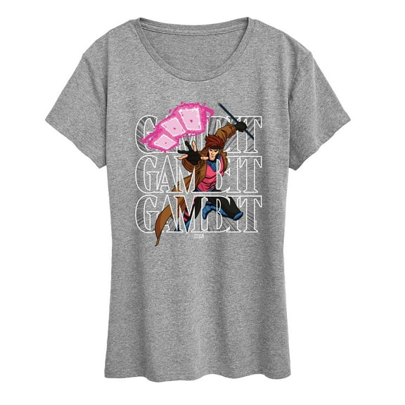 Marvel X-Men - Gambit Stack - Women's Short Sleeve Graphic T-Shirt