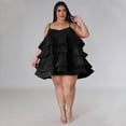 thumbnail image 2 of AURA Women Sleeveless Square Neck Ruffle Strap Dress Sexy Princess Midi Dress Summer Vacation Dress, 2 of 6