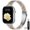 Silver Rose Gold, variant on SEURE Slim Stainless Steel Band for Apple Watch Band 38/40/41/42mm,Women Luxury Metal Replacement Strap for iWatch Series 11 10 9 8 7 6 5 4 3 2 1 SE Silver/Gold