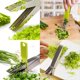 thumbnail image 5 of Three-piece stainless steel kitchen herb scissors,5-blade,cover with cleaning comb,multi-functional, 5 of 5