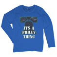 thumbnail image 5 of It's a Philly Thing Funny Women's Long Sleeve T-shirt Philadelphia Championship City of Brotherly Love Football League Fan, 5 of 7