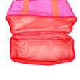 thumbnail image 3 of CRCKT Kids 12.5" Weekender Polyester Duffel with Drop Bottom Shoe Compartment- Red, Orange and Hot Pink, Colorblock, 3 of 10