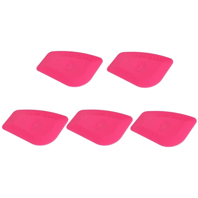 EHDIS Lil Chizler Auto Home Office Window Film Installation Tint Scraper Hand Tool for Vinyl Wraps & Decals - 5 PCS