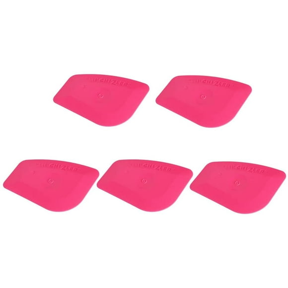 EHDIS Lil Chizler Auto Home Office Window Film Installation Tint Scraper Hand Tool for Vinyl Wraps & Decals - 5 PCS