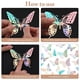 thumbnail image 4 of 72 piezas de pegatinas de pared de mariposa 3D de oro rosa, decoración de pared, calcomanías de papel de metal desmontables para el hogar, dormitorio infantil, decoración de guardería Vhermosa BST3040459-3, 4 of 6