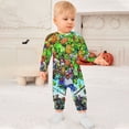 thumbnail image 3 of Plants Vs Zombies Baby Long Sleeve Footless, Infant Playsuit Romper Jumpsuits for Boys Girls, 3 of 8