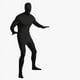 thumbnail image 2 of Body completo Zentai negro para hombre y mujer, disfraz de Halloween, carnaval, cosplay, mono ajustado de licra, 2 of 6