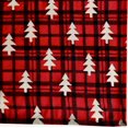 thumbnail image 3 of Serafina Home Christmas Tartan Decorative Throw Blanket, 50" x 60", Soft Fleece with Red and Black Plaid Pattern, 3 of 3