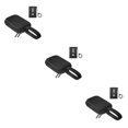 thumbnail image 3 of Cateissary Estuche SSD EVA Bolsa de almacenamiento portátil Protección anticolisión con reemplazo de cordón para T7 Touch Negro Type1 NO1, 3 of 6