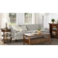 thumbnail image 4 of Jennifer Taylor Home Alana 88" Lawson Living Room Three-Cushion Tightback Sofa Couch with Metal Casters, Silver Grey, 4 of 12