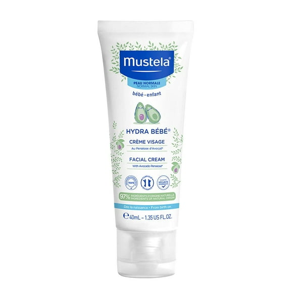 Crema facial hidratante Mustela Hydra Bebe para bebé, 40 ml