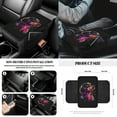 thumbnail image 6 of Jeiento Dachshund 14 PCS Car Seat Covers Set for Women Men with Steering Wheel Cover Seat Belt Covers Trash Bin Rear View Mirror Cover Car Armrest Cover Cushion Coasters Gear Shift Knob Cover, 6 of 7