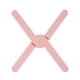 thumbnail image 1 of Inteprter Posavasos de aislamiento resistente al calor, mantel individual, posavasos, mantel plegable Mostrada Rosado Inteprter HA059526-01, 1 of 6