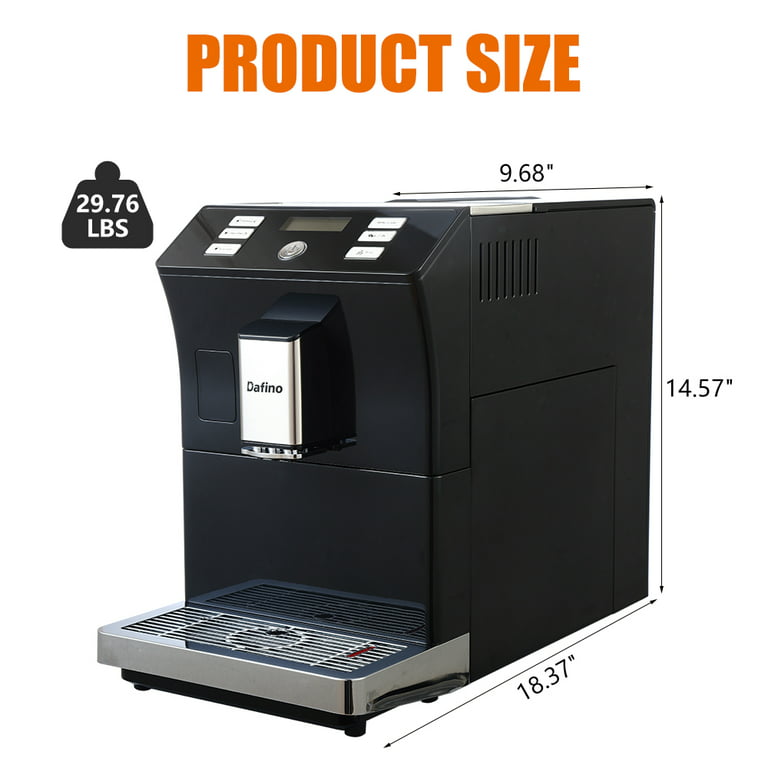 Coffee Maker with Grinder Built in, SESSLIFE Expresso Coffee Machine  Produce 4 Kinds Coffee Drinks and Automatic Cleaning, TE1132 