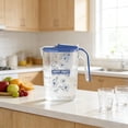 thumbnail image 1 of Refrigerator Water Pitcher with Spigot | Cold Water Dispenser | Fruit Infuser Pitcher | Leak-Proof Wide-Mouth Beverage Container for Home, Kitchen, or Living Room Use | Holds Water, Juice, Or, 1 of 6
