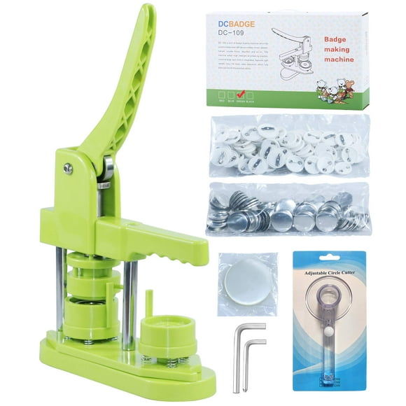 Máquina para hacer botones Happizza (tercera generación) 32 mm con 500 piezas
