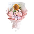thumbnail image 3 of deevoka Crochet Flower Bouquet Mother's Day Birthday Home Knitted Artificial Flowers, 3 of 9