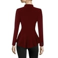 thumbnail image 3 of Hybrid & Company Women Double Notch Lapel Office Blazer, 3 of 4