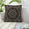 thumbnail image 6 of ZICANCN Mandala Rosette Kaleidoscope Throw Pillow Covers, Bed Couch Sofa Knit Decorative Pillow Covers for Living Room Farmhouse, 20"x20", 6 of 8