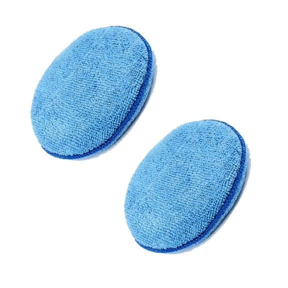 Microfiber Wax Applicator Pads, Car Wax Applicator, Buffing & Detail Polishing Foam Pads for Car Cleaning and Fine Polishing (5" Diameter, 6 Pack)…
