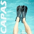 CAPAS Snorkel Fins, Swim Fins Travel Size Short Adjustable for