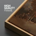 thumbnail image 5 of Large Framed Canvas Print The Abstract Modern Wall Art Decorative Ready to Hang Painting for Living room Bedroom - 60"x30" Natural Frame, 5 of 7