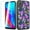 Mystical Floral Boom, variant on For TCL K11 Fashion Graphic Design Pattern Hard PC TPU 2in1 Tough Strong Hybrid Shockproof Frame + Screen Protectror Cover ,Xpm Phone Case [ USA Flag ]