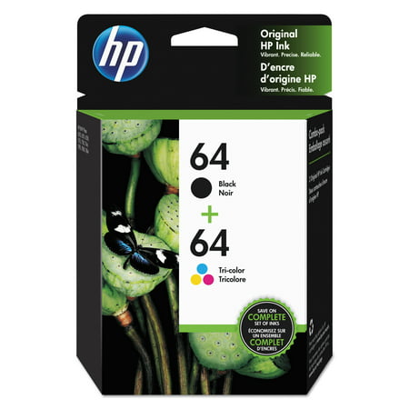 HP 64 Color/Black Original Ink Cartridges Super Combo Content Pack