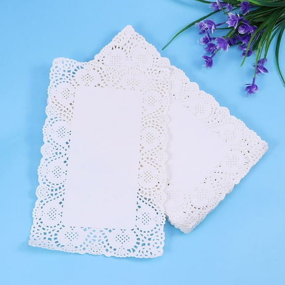 WHAMVOX  140 Pcs Lace Paper Doilies Dollies for Tables Packaging Pad