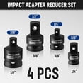 thumbnail image 2 of Juego de adaptadores Impact Socket WORKPRO de 7 piezas con funda, 2 of 7