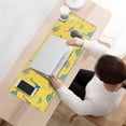 thumbnail image 3 of Long Mouse Pads for Desk,Yellow Cartoon Dinosaurs Pattern Desk Mats on Top Of Desks, Desk Mouse Pad Extra Large with 3mm Non-Slip Base and Stitched Edge for Gaming,Office,Work,Home 31.5"x11.8", 3 of 6