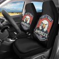 thumbnail image 2 of POLERO Eagle 250 Years Freedom Print Breathable Vehicle Seat Covers for Automotive, Polyester Fabric Removable Front Seat Cover Sedan, 2 of 13