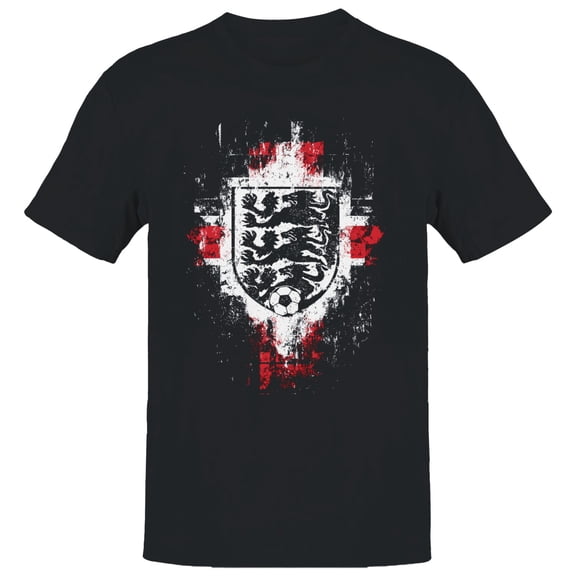 England Three Lions Men's Black T-shirt