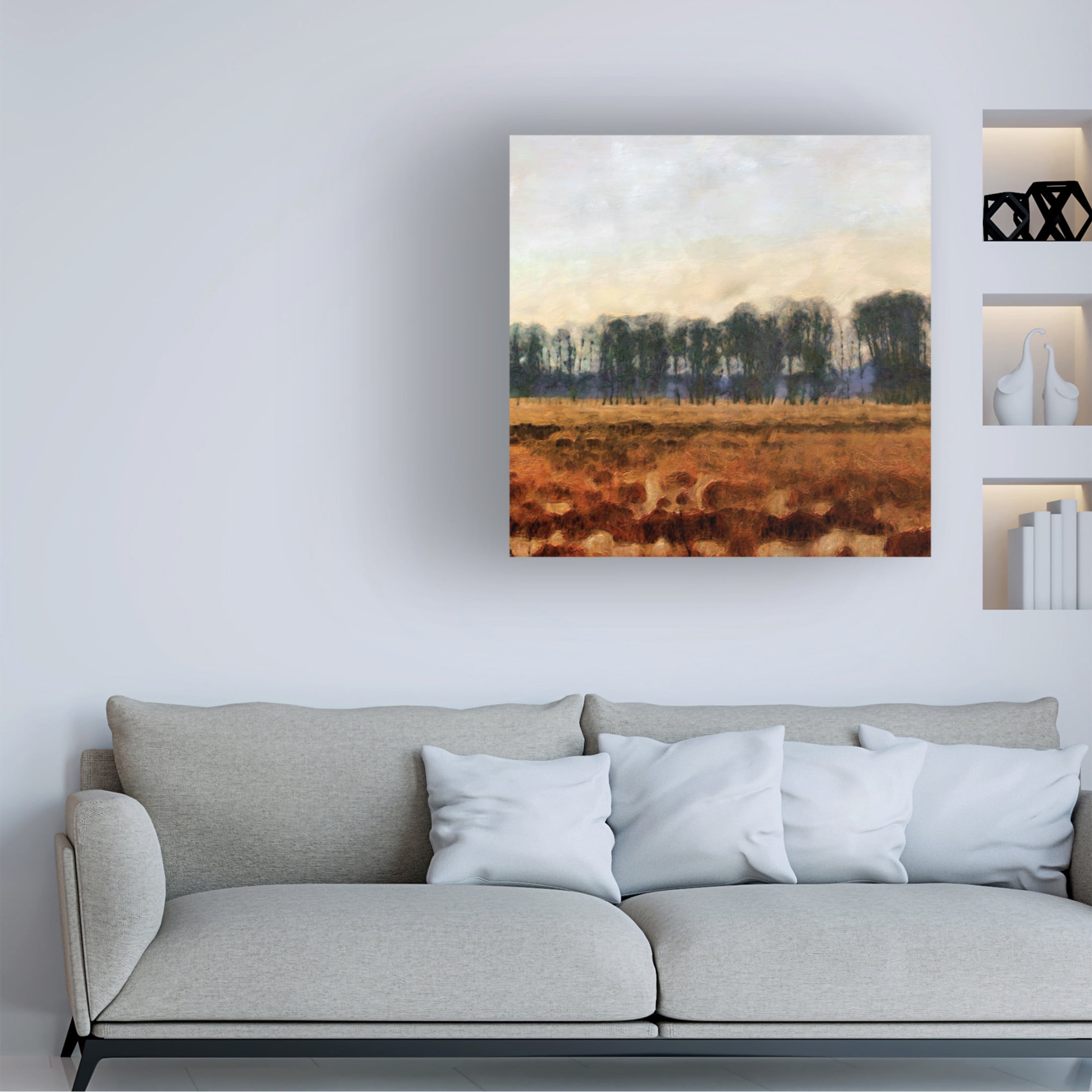 Trademark Fine Art Alonzo Saunders Tranquil Gathering II Canvas Wall Art