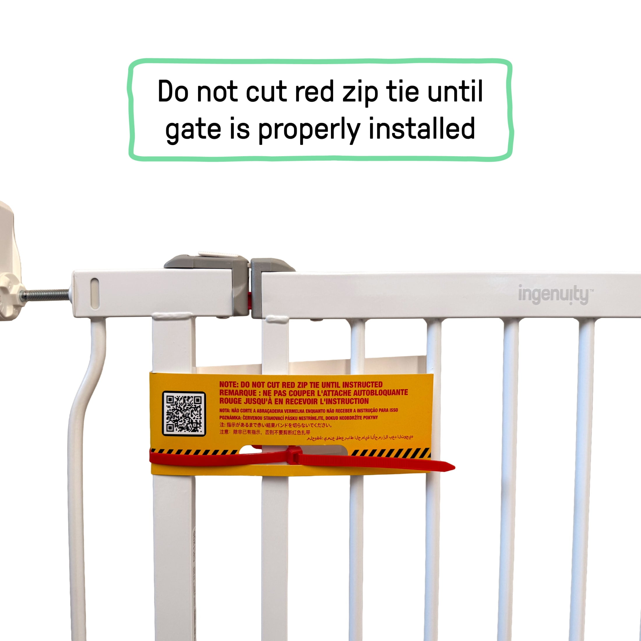 Ingenuity Thruway 52W Series Pet and Baby Gate, Espresso Metal, Openings from 27.5” to 52" Wide