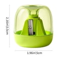 thumbnail image 3 of Yeciiwht Manual Mini Pencil Sharpener - Portable Compact Sharpener Classroom Homework Supplies Green, 3 of 7