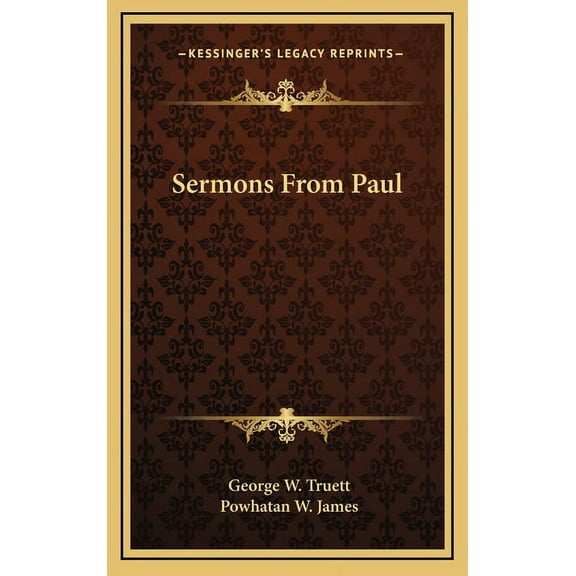 Sermons From Paul (Hardcover)