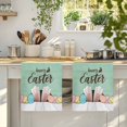 thumbnail image 4 of Happy Easter Kitchen Towels Set of 3, Colorful Spring Eggs Green Wooden Absorbent Dish Towels for Kitchen, Microfiber Hand Towel, Quick Drying Tea Towel for Cleaning Decorative Dishcloths, 4 of 7