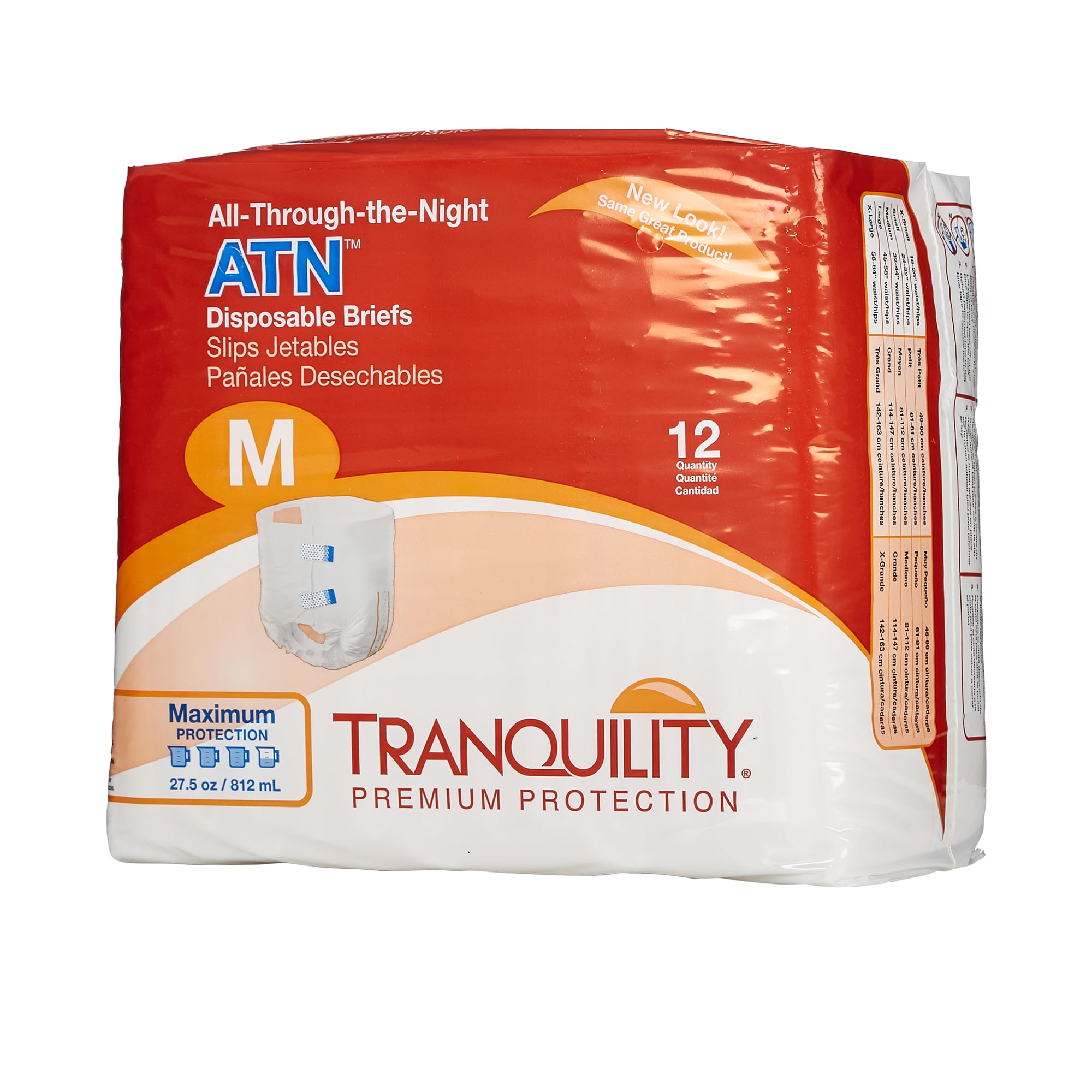Tranquility Permium Overnight Laytex Free Incontinence Protective