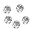 thumbnail image 1 of Eigraketly Paquete de 5 tornillos de rueda de cadena de marcha única para bicicleta, tornillos de bielas de aleación de aluminio de repuesto, Ciclismo Plata, 1 of 6