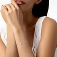 thumbnail image 5 of Personalized Letter X Jewelry, Silver Heart Initial Bracelet for Women | Charm Bracelets, 5 of 7