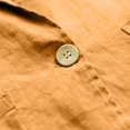 thumbnail image 6 of Baberdicy Women's Linen Blazer Jacket Lightweight Linen Suit Jacket for Women - Casual Long Sleeve Open Front Blazer - Spring Summer Office Coat (S-XXL) (Yellow | XL), 6 of 8