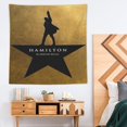 thumbnail image 4 of Hamilton The Musical Tapestry Wall Hanging Wall Art Decor Wall Tapestry for Living Room Bedroom Dorm 60"x60", 4 of 8