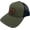 Military Green, Black, variant on Never Better Skeleton in Coffin Shaka Mood Theme Trucker Baseball Hat (Black)
