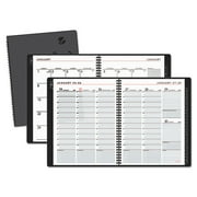 Mead Weekly/Monthly Planner, Hourly Appointments, 8-1/4 x 10-7/8, Graphite 70-950X-45