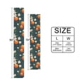 thumbnail image 6 of Yayeee Table Runner 70 inches Long Home Kitchen Dinning Party Decoration, Blue Floral Oranges, 6 of 7
