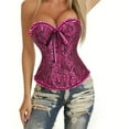 thumbnail image 2 of JFGHDG Corset Top Cute Corset with Straps Women Corset Renaissance Corset Waist Cincher Corset Waist Corset Watermelon Red 2xl, 2 of 4