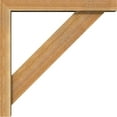 thumbnail image 3 of Ekena Millwork 4"W x 22"D x 22"H Traditional Block Rough Sawn Bracket w/ Offset Brace, Western Red Cedar, 3 of 25